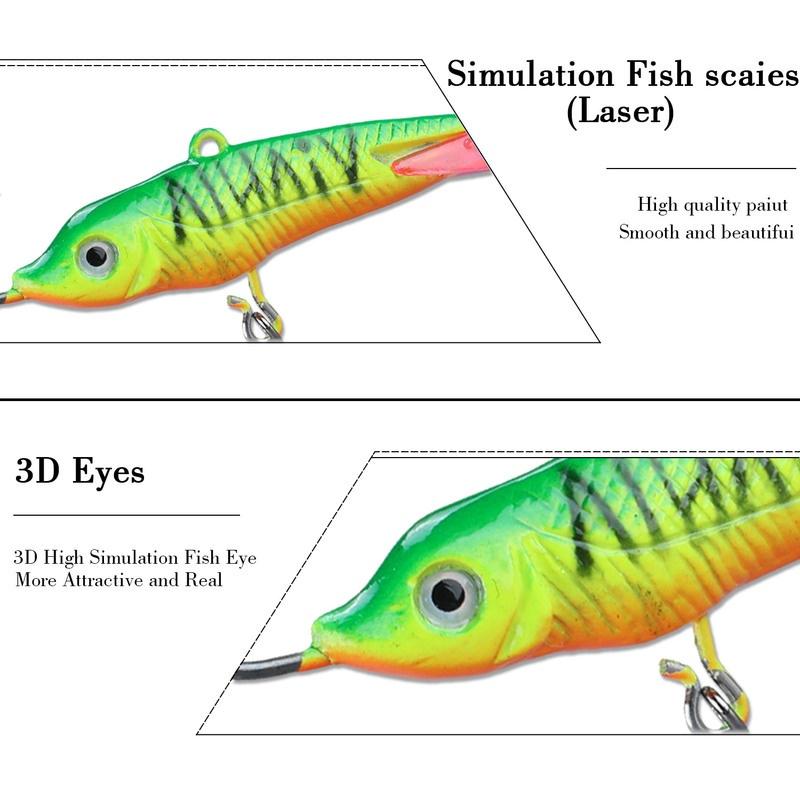Приманка для зимней рыбалки 8,5 см, металлические рыболовные крючки, приманки, приманки для зимнего спорта на открытом воздухе, снасти для зимней рыбалки, приманки