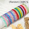 Random 5/20/50/100-Piece Fashion Natural Stone Beaded Bracelet Sets, Multiple Colors To Match All Outfits