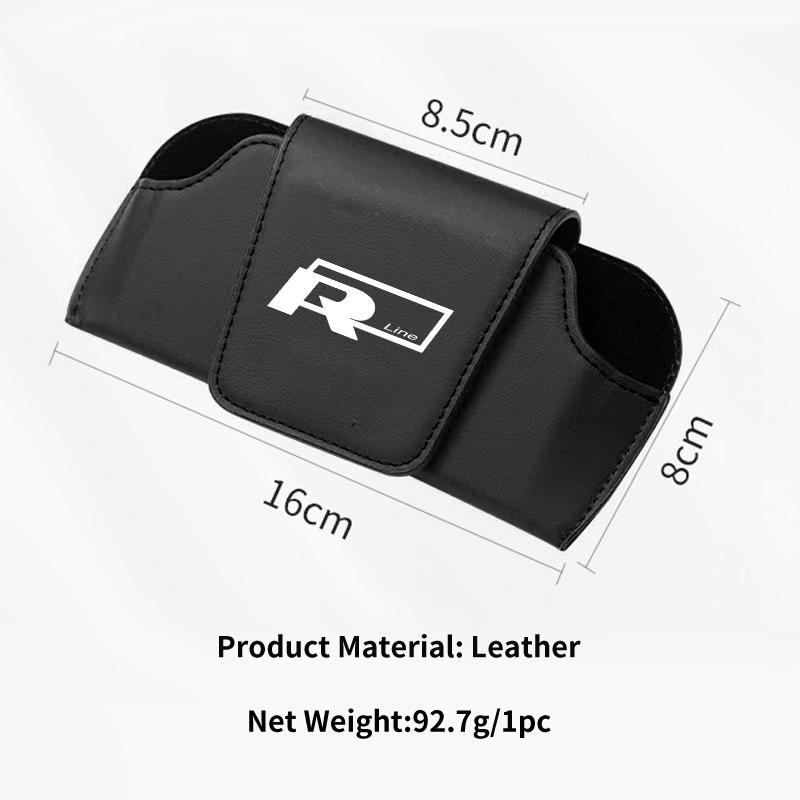 Car Leather Portable Glasses Bag Sunglasses Auto Interior Accessories For Volkswagen VW Golf Polo Tiguan T5 Passat b6 Jetta