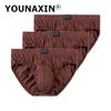 3 Pieces Briefs Men's Big Size Underwear Cotton Panties Shorts Underpants Undies Breathable Knickers L XL 2XL 3XL 4XL 5XL 6XL 7XL