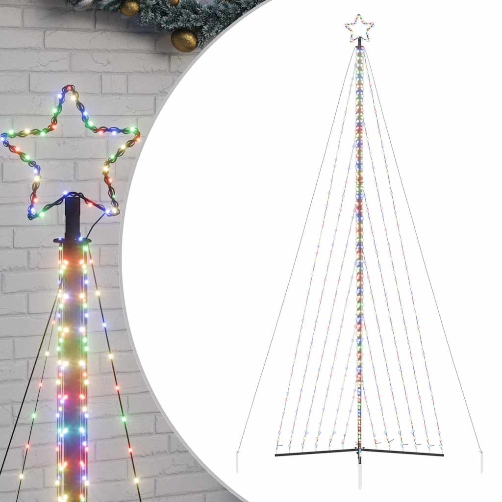 LED Christmas Tree 789 Multicolor LEDs 476 cm