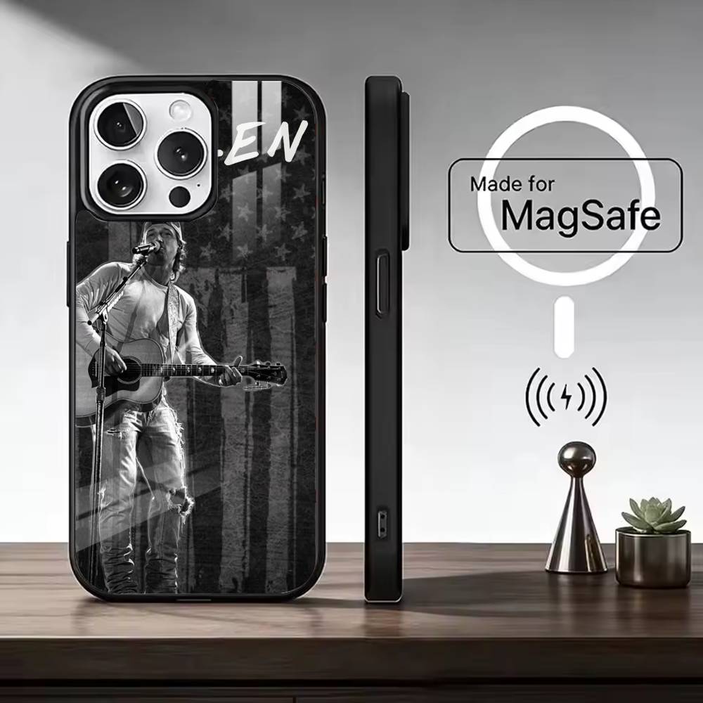Morgan W-Wallen Singer Phone Case For iPhone17,16,15,14,13,12,11 Plus,Pro Magnetic with Magsafe Wireless Charging