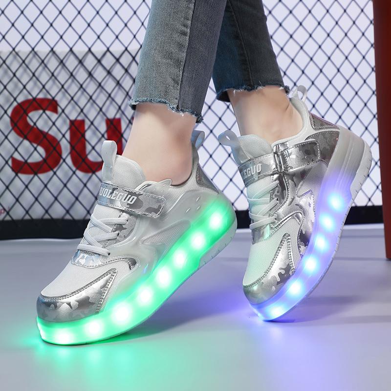 Детская модная обувь Rampage с одинарным и двойным шкивом, спортивная обувь с подсветкой, спортивная обувь, обувь для досок