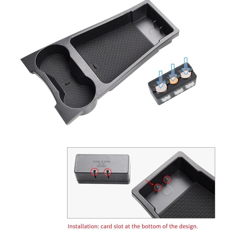 Для Toyota Prius 30 XW30 2010 2011 2012-2015 ящик для хранения под центральной консолью, внутренний органайзер, лоток, автоаксессуары