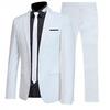 Men Suit Set Lapel Formal Stylish Buttons Pockets for Dating Men Suits Groom Wedding Jacket Pants Formal Coat Trousers