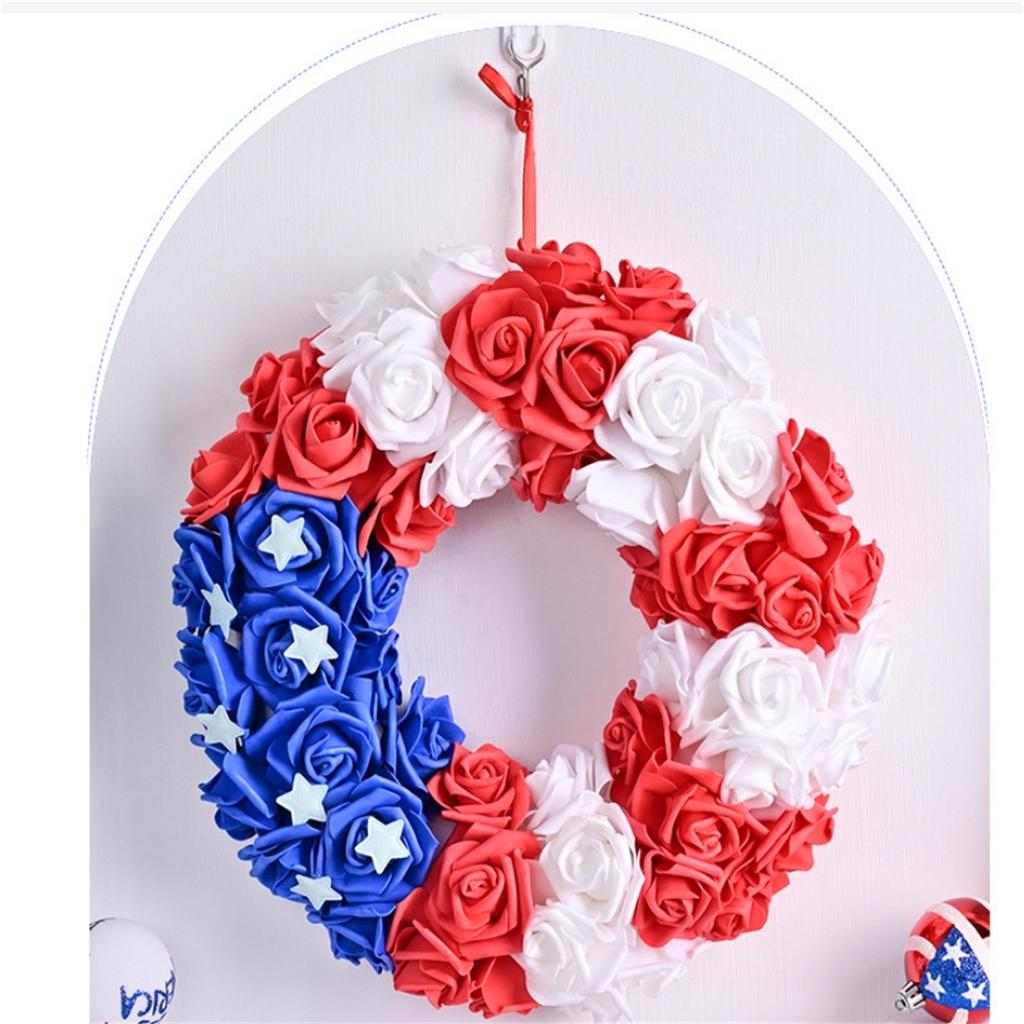 3D для США День независимости Венок патриотический венок День независимости украшения