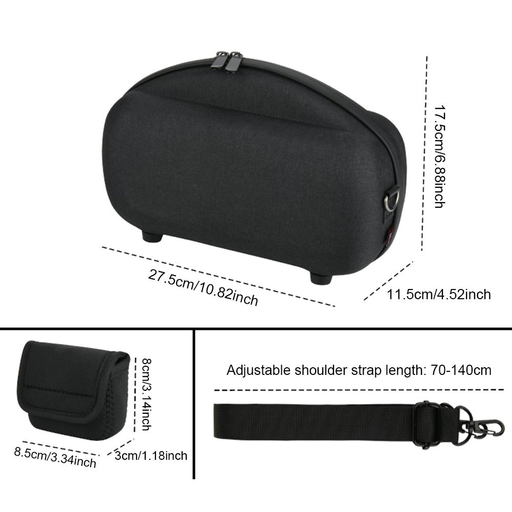 Hard Protective Case Shoulder Bag Portable Travel Case Storage Bag for Bose SoundLink Max Speaker Accessories