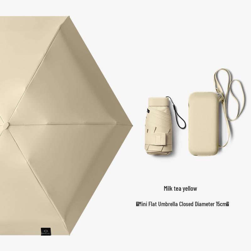 Скидка 50% на женский складной зонт от солнца с защитой от УФ-лучей - Ультралегкий, для дождя или солнца