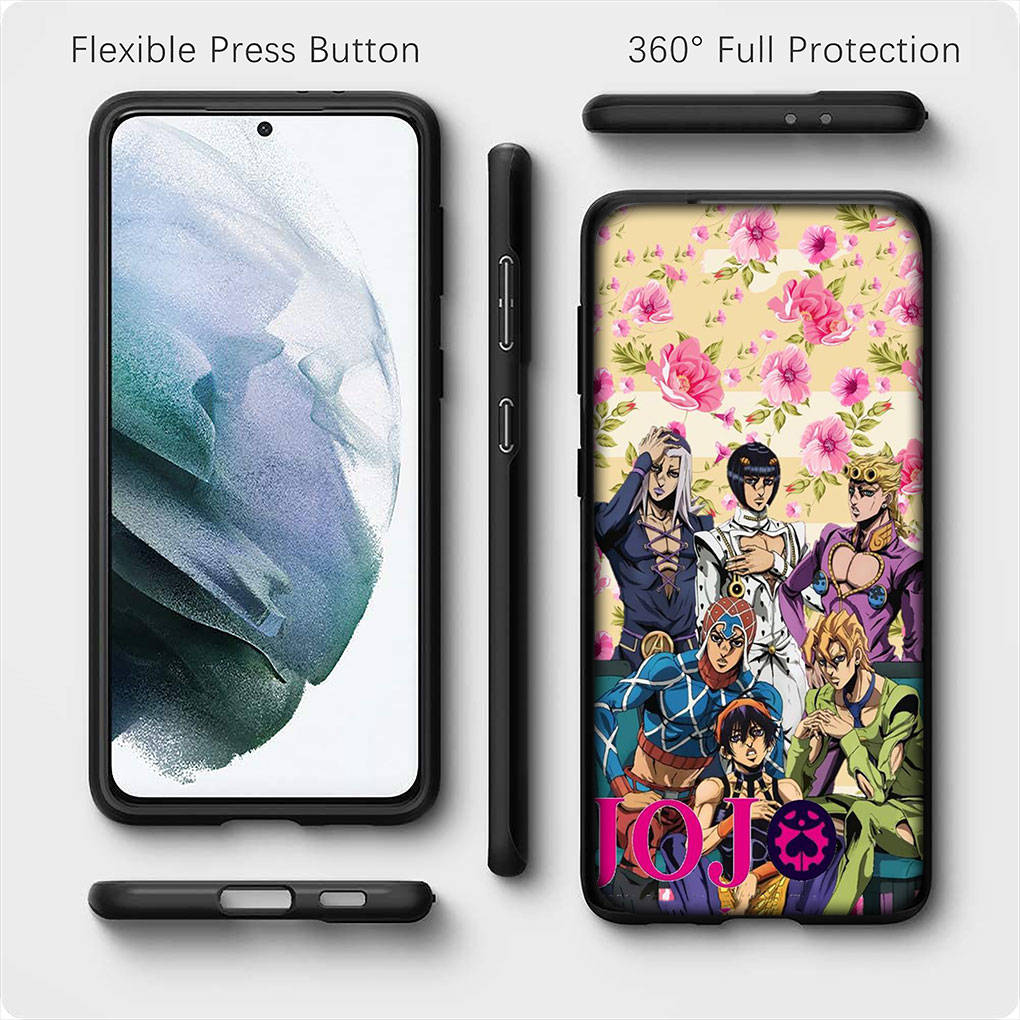 Для iPhone 16 15 X XR Samsung Galaxy S24 S23 Plus Xiaomi Redmi Note 13 12 11 Pro Max 9 10 14 OPPO Huawei Чехол Обои JoJo's Bizarre Adventure Чехол