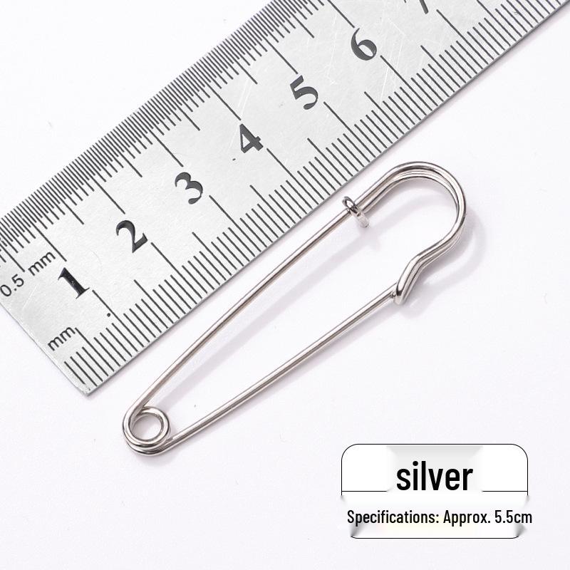 Большая булавка для шали, пряжка для свитера, брошь - Ручная работа, аксессуар для DIY-украшений