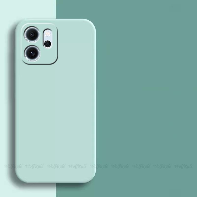 For OPPO Reno 14F Case Cover Reno 14F Capas Liquid Silicone Phone Bumper Back Shockproof TPU Soft Fundas OPPO Reno 14F