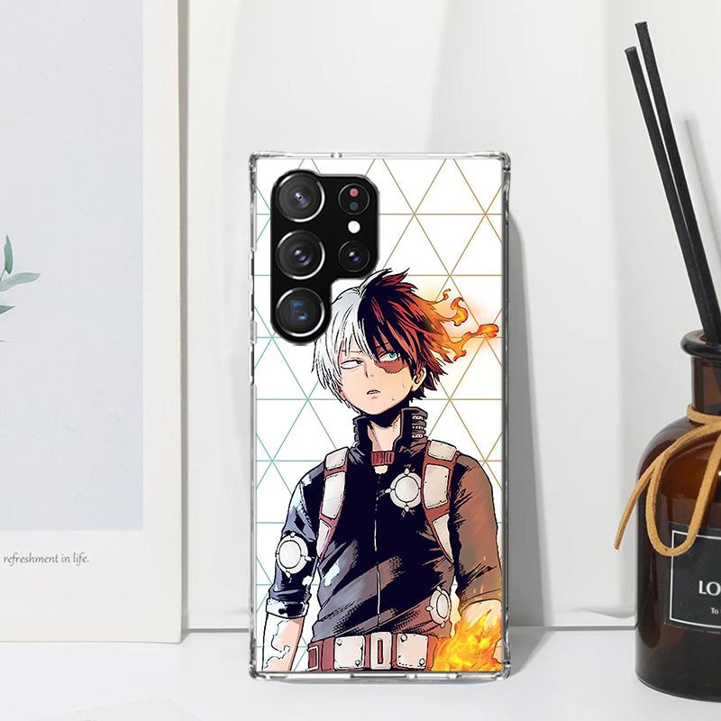 My Hero Todoroki Shoto Phone Case For Samsung Galaxy S26 S25 Edge S24 FE S23 S22 Ultra S21 Plus S20 + Art Fundas Back Cover Gala