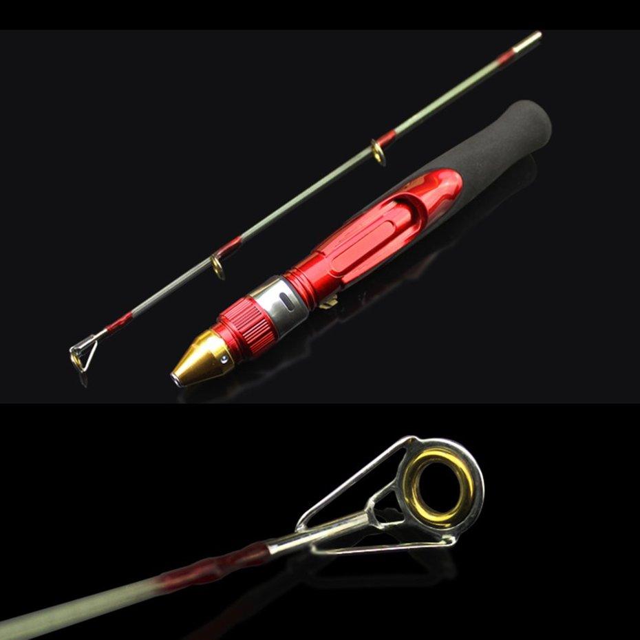 Shrimp Fishing Rod Winter Ice Fishing Pole Mini Telescopic Rods For Shrimp Smile