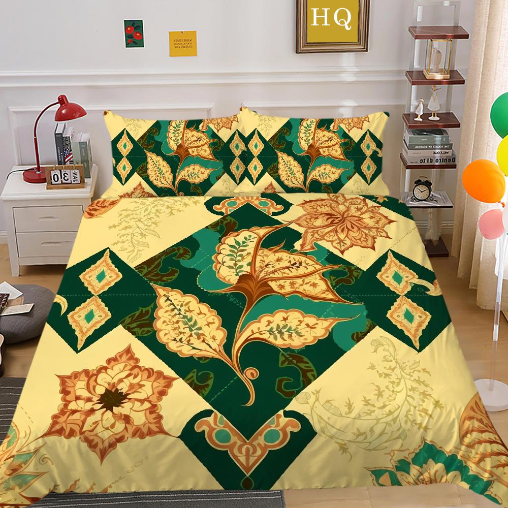 Декор спальни из микрофибры с красивым цветочным принтом, женское покрывало, королевский размер, домашнее постельное белье, костюм