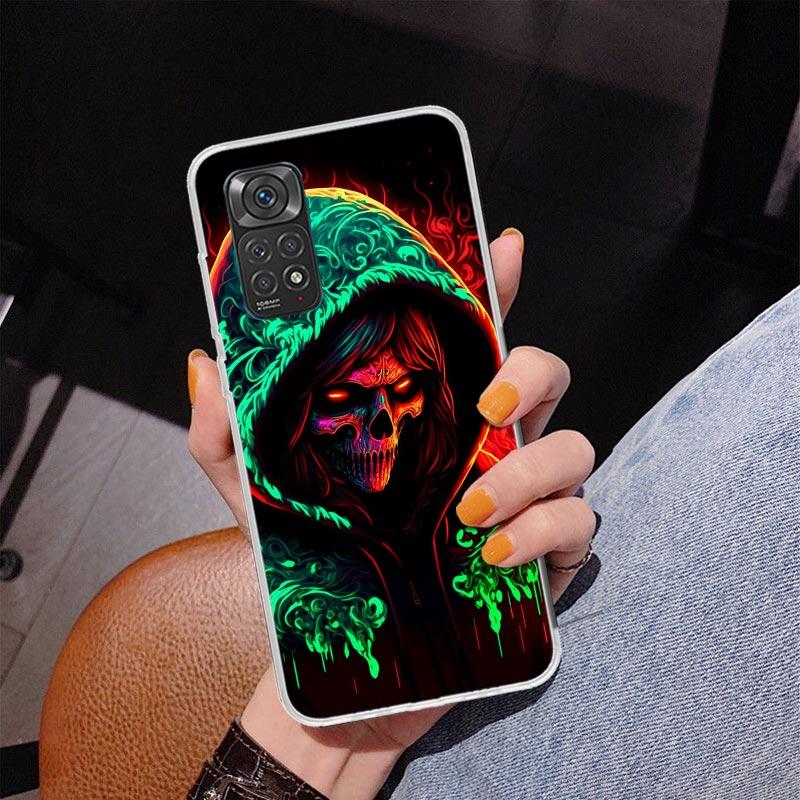 Чехол для телефона Halloween Moon Witch Horror Phnoe Case для Phnoe Case для Xiaomi Redmi Note 15 14 14S 13 Pro Plus 12 12S 11S 11E 10S 10 11T 5G U