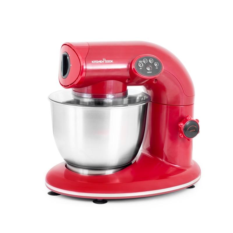 Kneading Robot With Stainless Steel Bowl 5l Ak80v2 Kitchencook Red