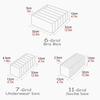 NEW 6/7/11grids Foldable Underwear Underwear Socks Organizer with Dividers Clothes Storage Box Breathable Mesh Bag for Wardrobe