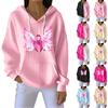 Women's Fashion CasualAngel Printed Pullover Sports Long Sleeve Sweatshirt