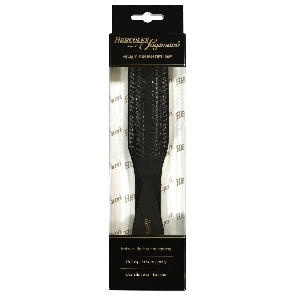 Hercules Sägemann Deluxe Scalp Detangling Brush 8300 Black Color