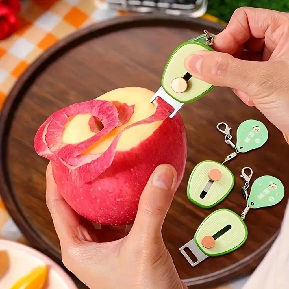 Foldable Mini Peeling Tool Retractable Design Multi-Functional Peeler Travel
