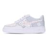 Nike Air Force 1 07 Air Force 1 Кожаные Нескользящие Износостойкие Низкие Скейтборд Обувь GS Серый Белый 314192-117(КомандаР-)