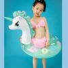 В наличии Новый надувной блестящий единорог плавательный круг для детей Мультяшный узор Фитнес-оборудование