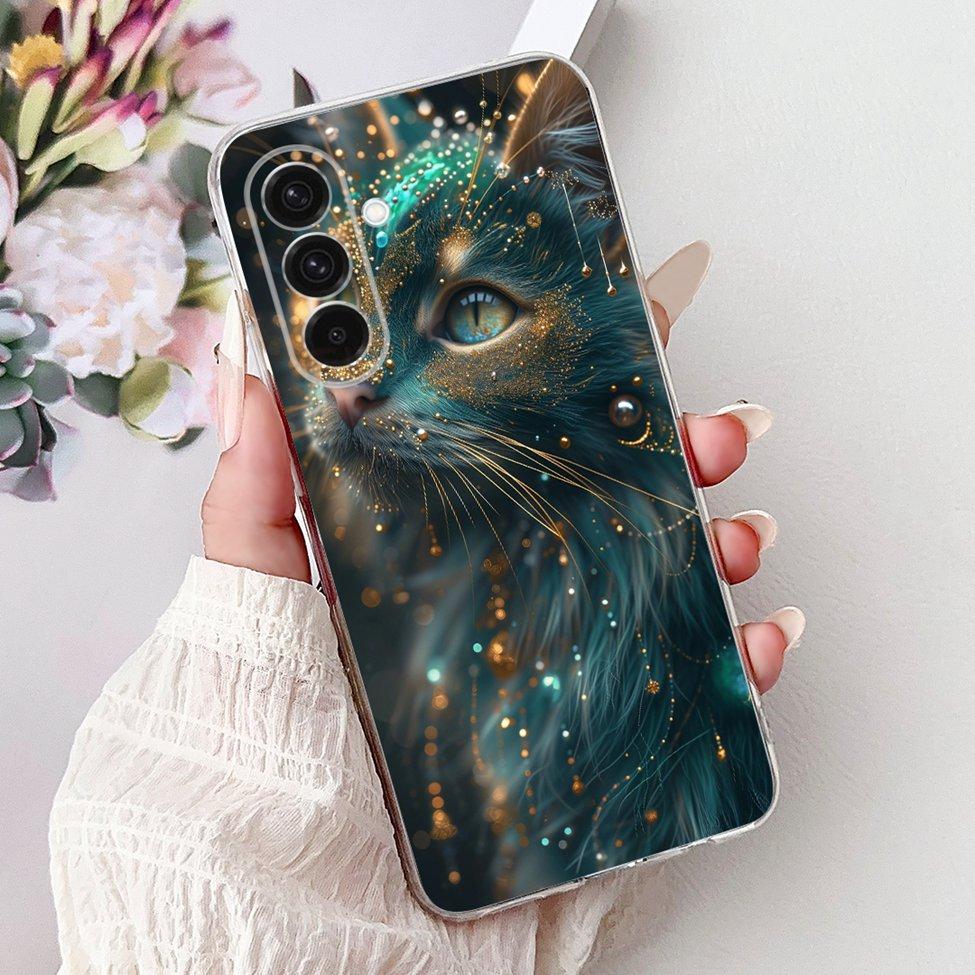 Чехол для Samsung A36 5G Прозрачный Роскошный Милый Мультяшный Крутой Забавный Мальчик Девочка Мягкий Чехол для Телефона Для Samsung Galaxy A36 Задняя Крышка SM-A366E
