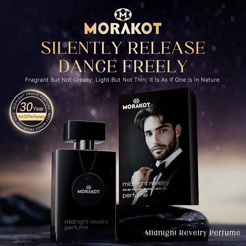 MORAKOT Midnight Revelry Perfume for Men 50ml – Spicy Woody Long-Lasting EDT