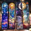 Чехол для телефона Samsung Galaxy A56 A36 A26 A06 A16 A24 A36 A54 A14 A42 A22 A20 A12 A10 Мягкий ТПУ Красивый Узор Солнце Луна Стекло