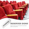 2шт акриловый знак Reserved многоразовый Reserved знак ресторанный стол Reserved знак v-образный стол Reserved
