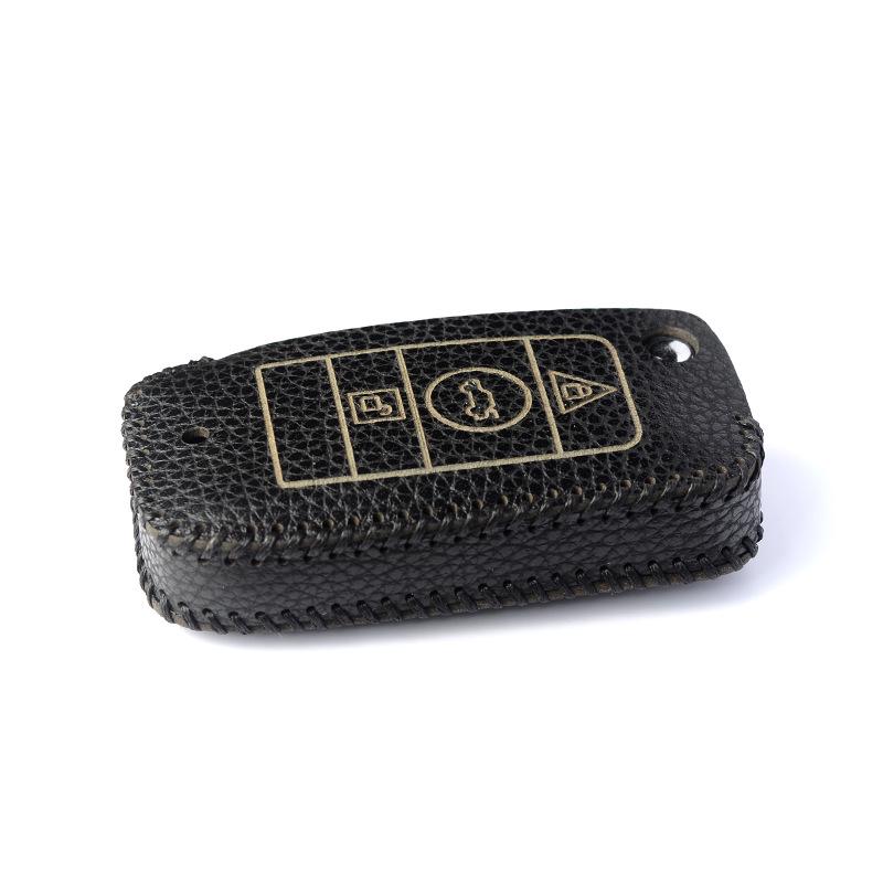 Rolls-Royce Style Cowhide Key Bag for Remote Control Modification