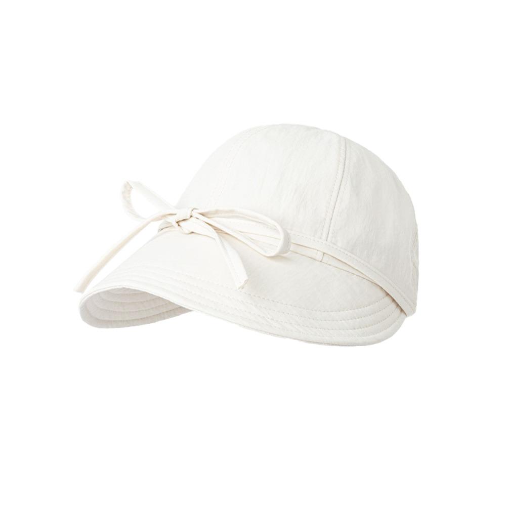 Fashion Lace-up Bucket Hat Wide Brim Quick Drying Duck Tongue Cap Bowknot Fisherman Cap Women Girls Wear
