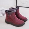 35-43 Women's Warm and Waterproof Cotton Shoes Nylon Snow Boots Winter Ankle Boots Non-slip Short Boots