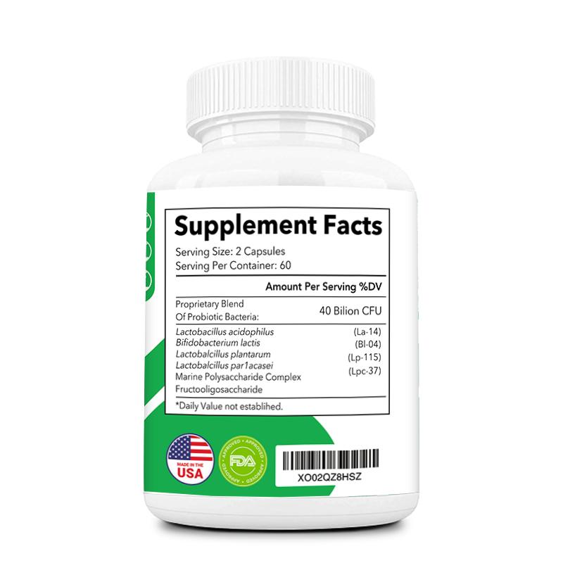 Pslalae Probiotics Advanced Capsules 120ct — Digestive Support, Immune Support, Daily Wellness