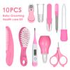 Набор для ухода за ребенком и ухода за ним, 10 шт., цифровой термометр, расческа, машинка для стрижки ногтей, носовой аспиратор, еда