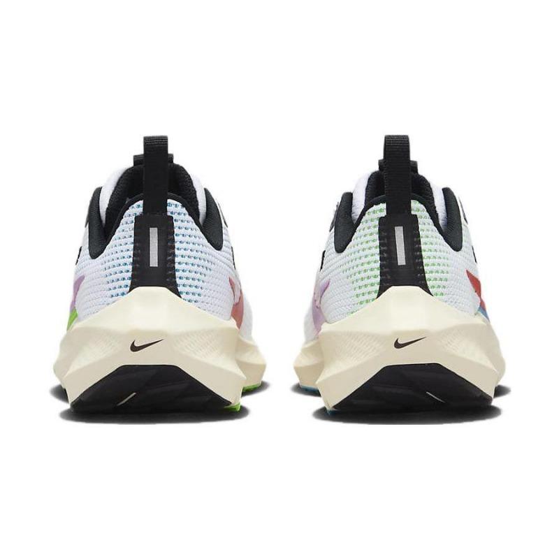 Nike Кроссовки для бега унисекс Nike Air Zoom Pegasus 40 GS, низкие, белые с зеленым, FJ4142-100