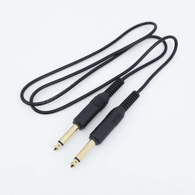 Gold plated mono 6.5mm 6.35mm male jack to 6.35 3.5mm Male Audio Cable 3.5 Male to 6.35 Male Audio Cord Wire 6.35 3.5
