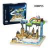 Diamond Bricks Hogwarts Castle Magic School Building Blocks Water Fall Rainow Sky Life Construction Set Birthday Gifts