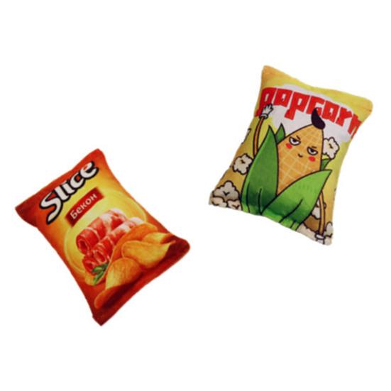 Игрушка-скрип для собак, мягкая встроенная звуковая устойчивая к укусам собака, чипсы, молярная жевательная игрушка, товары для домашних животных