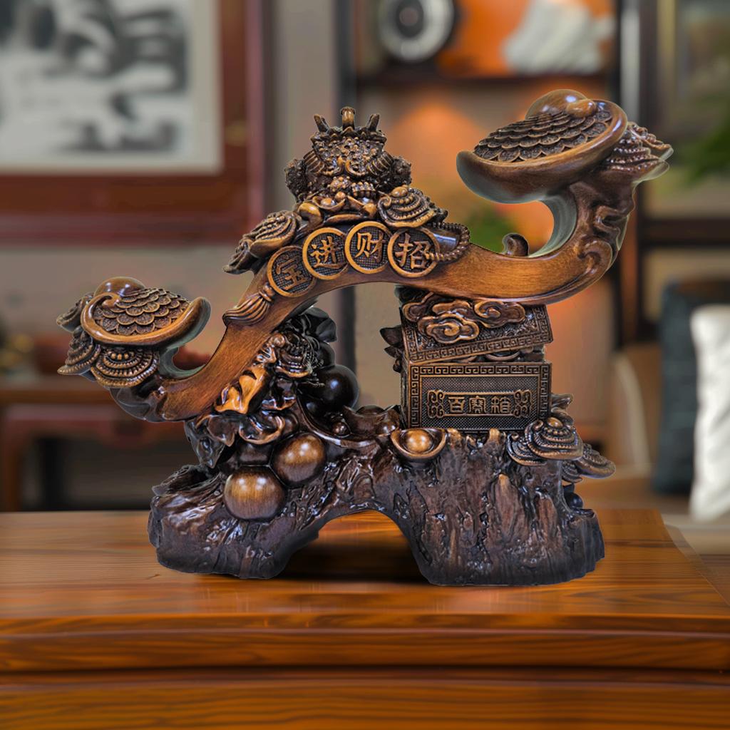 Благоприятные украшения на удачу Золотая жаба Тыква Украшения Домашний декор Гостиная Фойе Переезд Новый дом Подарок на открытие магазина