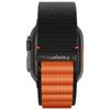 Spigen WBF1 Strap for Apple Watch 6/7/8/9/10/11/SE/SE 3/Ultra 1/Ultra 2 44/45/46/49mm Black-Orange