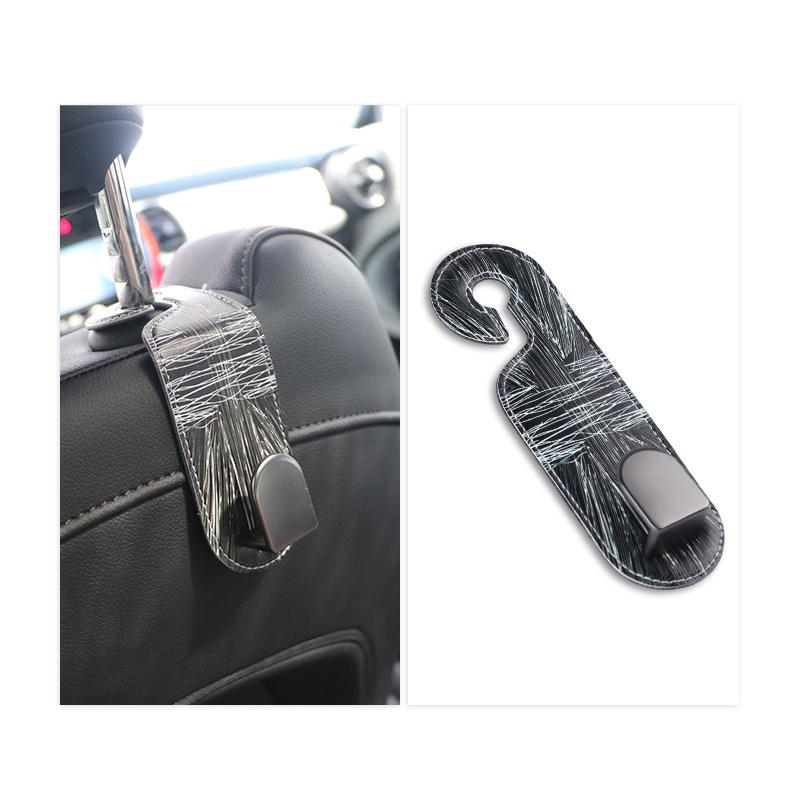 Premium Car Headrest Hook Anti Slip Handbag Backpack Holder for Mini Cooper J01 J05 Aceman U25 Auto Accessory