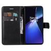For Oppo K12x 5G (China)/OnePlus Nord CE4 Lite 5G Leather Wallet Case with Strap Solid Color Phone Stand Cover