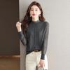 Genuine Brand Women's Autumn/Winter Wool Knit Top - Slim, Skin-Friendly, Versatile, Hollowed Design