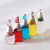 5 шт. 1:12 кукольных миниатюрных бутылок с фруктовыми напитками, аксессуары для кукольного дома, игрушки