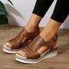 Summer Wedges Sandals Platform High Heel Women Shoes Leisure Ladies Outside Roman Shoes Daily Commuting Sandalias