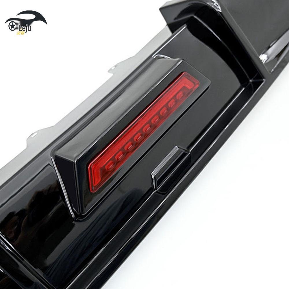 Enhanced Rear Diffuser with LED Tailpipe Trim for 18-21 Toyota 8th Gen Camry: Sports Edition