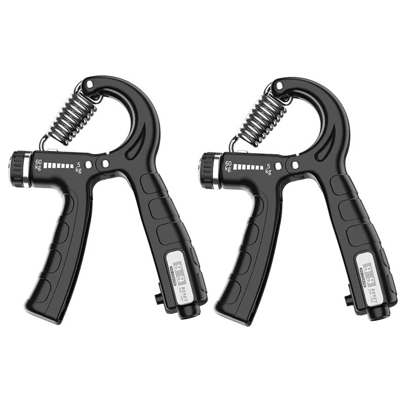 Цифровой электронный ручной динамометр, измеритель силы захвата, автоматический захват мощности рукоятки, 200 фунтов, 90 кг