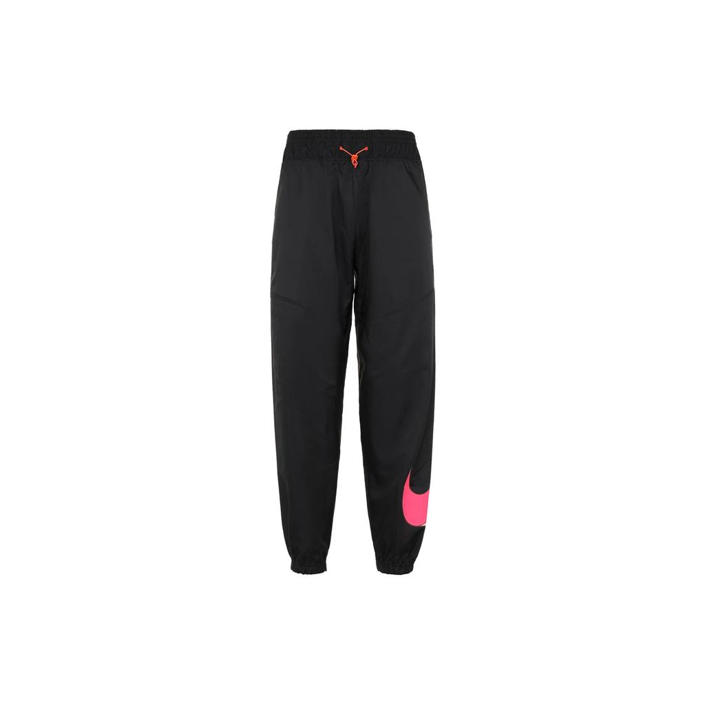 Nike Lina RN Прозрачные розовые повседневные трикотажные спортивные брюки с большим крючком, женские брюки черного цвета CZ8665-010