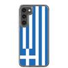 Coque Téléphone - Samsung - Galaxy S23 Ultra - Drapeau Grèce - Souple - Multicolore